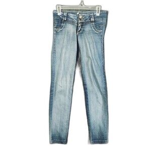 Kravitz Sarah & Thomas 7 Jeans Woman's 28 Tapered Low Rise Pockets Unique Rare